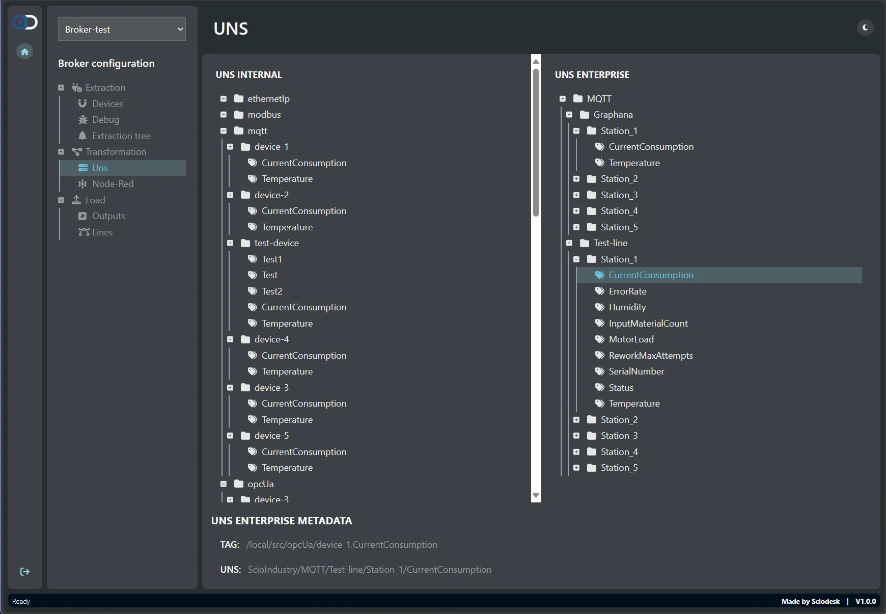 Front layer UI